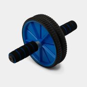 Rueda para ejercicio abdominal, negra con azul