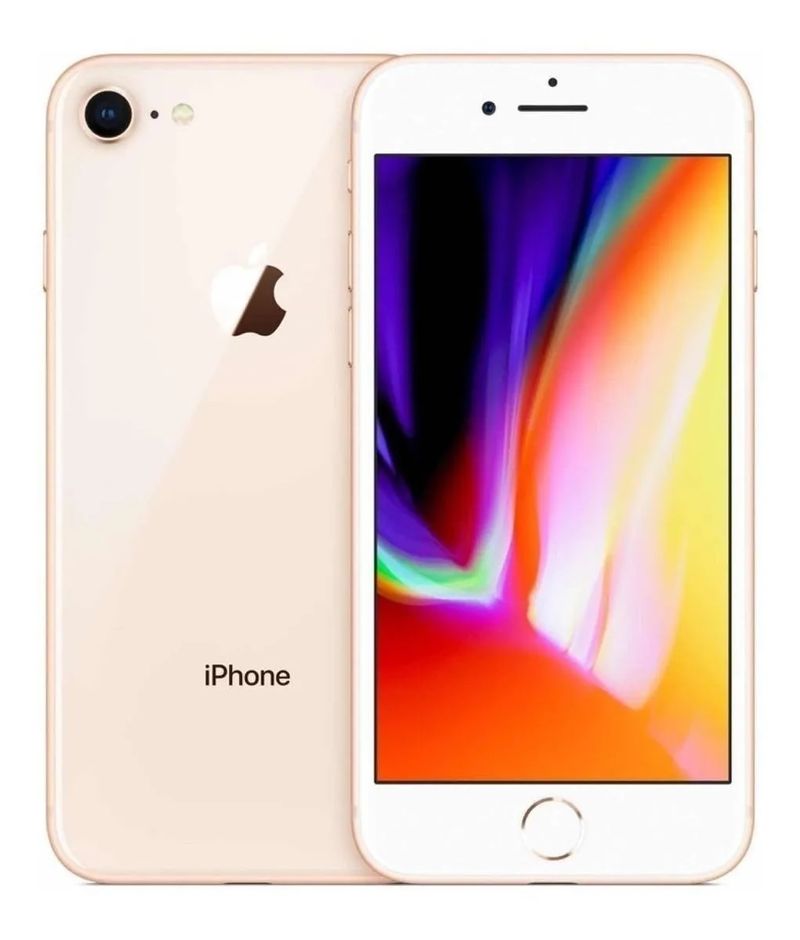 Celular reacondicionado iPhone 8, RAM 2 GB, 64 GB, dorado