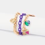 set-de-pulseras-tipo-cadena-x3-unidades-morado-dorado-7701016609944