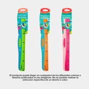 Regla plana de 30 cm borde suave (surtida)