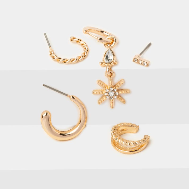 set-de-aretes-asimetricos-con-ear-cuff-x3-unidades-dorados-7701016610544