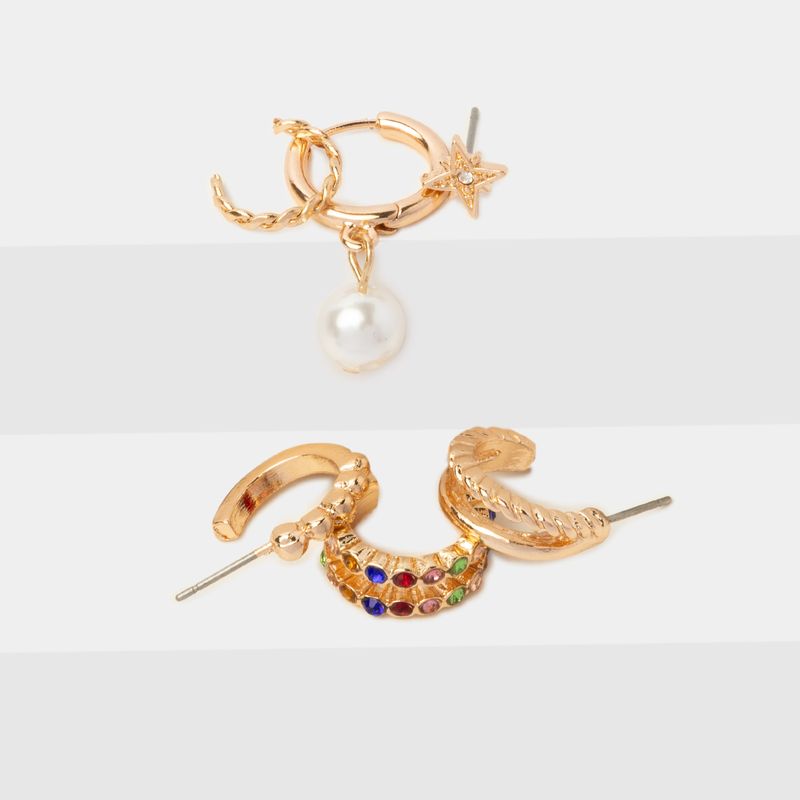 set-de-aretes-asimetricos-con-ear-cuff-x4-unidades-dorados-7701016610551