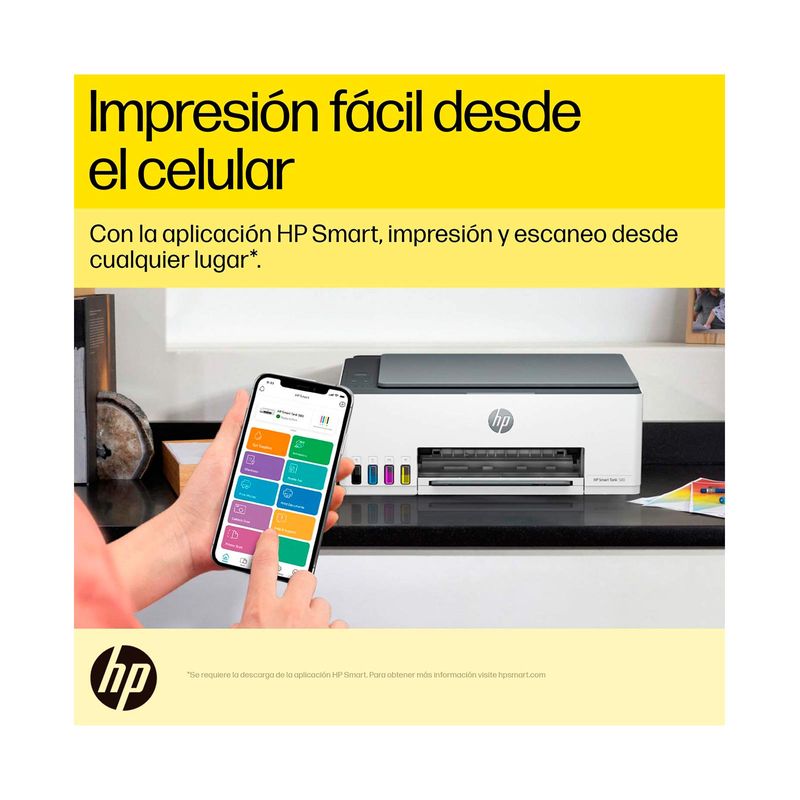 Impresora Todo-en-Uno HP Smart Tank 580