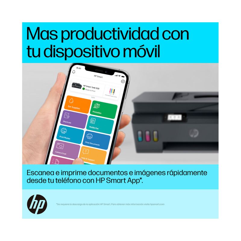 Impresora Multifuncional HP Smart Tank 530 Wireless