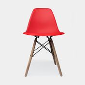 Silla fija Melmac New roja