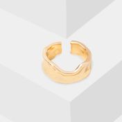 Anillo con relieve dorado
