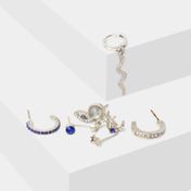 Set x 10 piezas de ear cuff, plateados