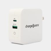 Cargador de pared con 2 puertos USB-C y USB de 100 W