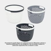 Cesta multiusos plástica de 14.5 x 18.8 cm (surtida)