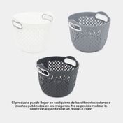 Cesta multiusos plástica 16.5 x 22 cm (surtida)