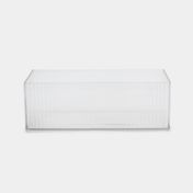 Caja organizadora transparente de 6.2 x 18.2 x 10.4 cm