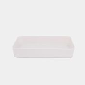 Caja organizadora blanca de 4.3 x 26.7 x 18.2 cm