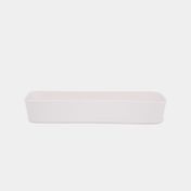 Caja organizadora blanca de 4.5 x 26.5 x 8.2 cm