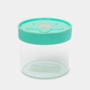 Recipiente para alimentos de 300 ml en vidrio con tapa flexible