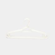 Ganchos para ropa x 6 unidades blancos