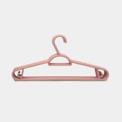 Ganchos para ropa x 5 unidades rosados