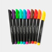 Plumones Faber Castell x 10 unidades con punta de pincel