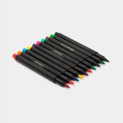 Plumones Faber Castell x 10 unidades con punta de pincel