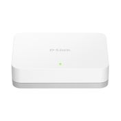 Switch de 5 puertos D-Link DGS-1005A 1000 Mbps, blanco