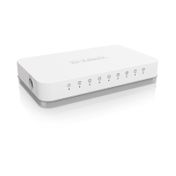 Switch de 8 puertos D-Link DGS-1008A 1000 Mbps, blanco
