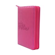 Biblia Reina Valera 1960: fucsia canto blanco