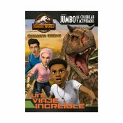Jurassic World: campamento cretácico - libro jumbo de colorear y actividades