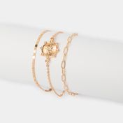 Set x 3 pulseras con estrella