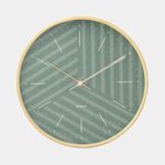 reloj-de-pared-circular-de-30-cm-verde-con-borde-beige-7701016445306