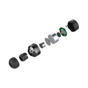 Audífonos Motorola Moto 3C-S alámbricos, negros