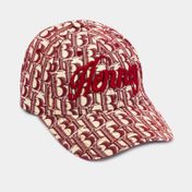 Gorra Henney Bear vinotinto con beige