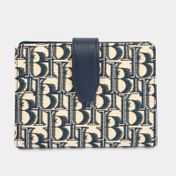 Portadocumentos Henney Bear con broche de seguridad y bolsillo externo, azul