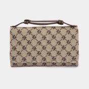 Bolso manos libres Henney Bear con correa, café