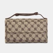 Bolso manos libres Henney Bear con correa, café