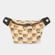 Bolso crossbody Henney Bear con cadena removible, beige