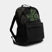 Morral Henney Bear con 2 bolsillos externos, negro con verde