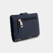 Portadocumentos Henney Bear con broche de seguridad, azul
