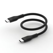 Cable USB-C a USB-C x 2 unidades, negro y blanco