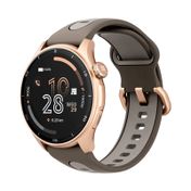 Smartwatch Cubitt Aura Pro de tablero circular, café