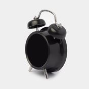 Reloj digital de mesa, negro