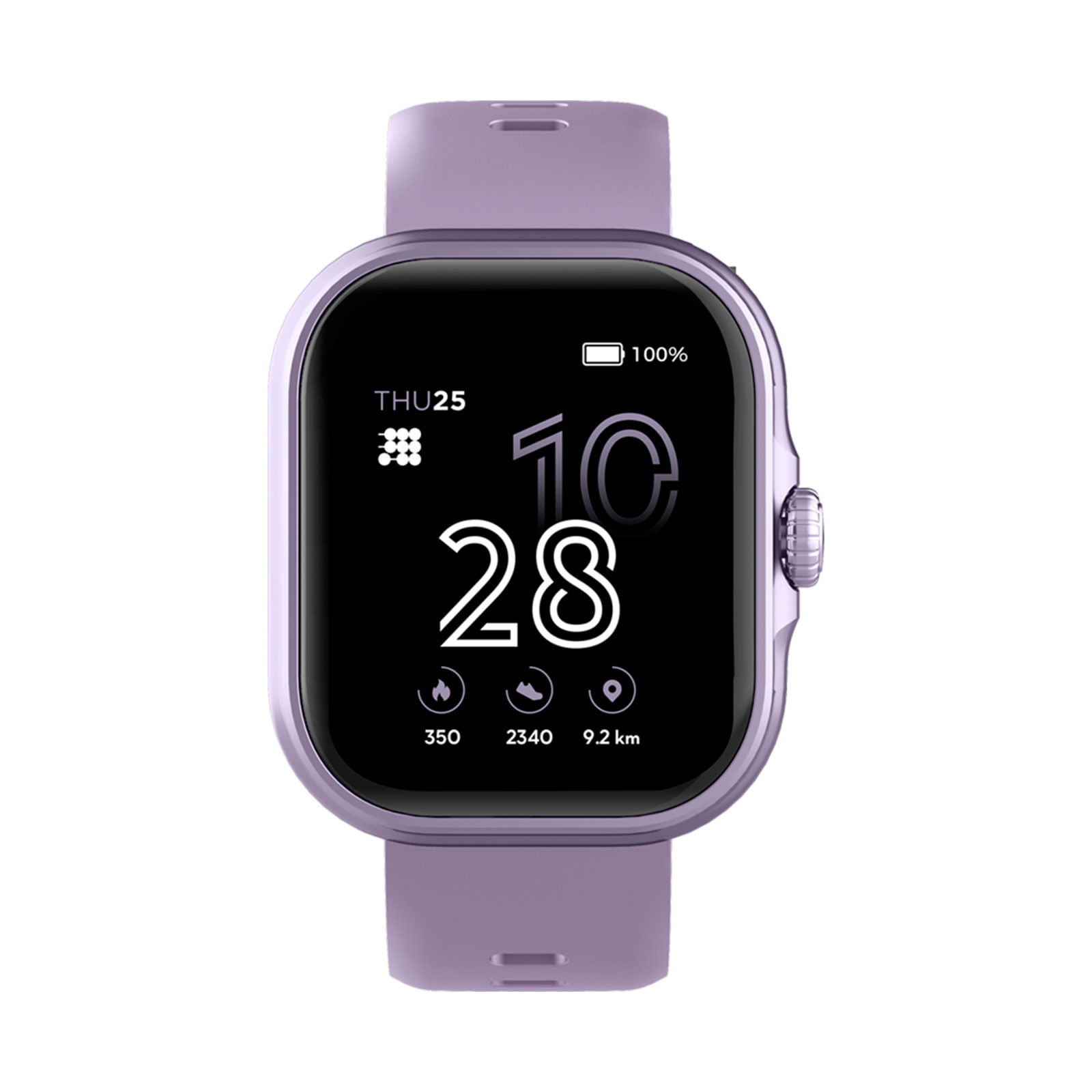 Smartwatch Cubitt Viva de tablero cuadrado, lila