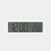 Reloj digital de mesa, blanco