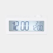 Reloj digital de mesa, blanco