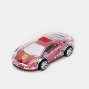 Parlante Bluetooth de 3.8 W RMS con luz, carro rojo