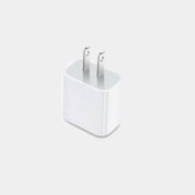 Cargador de carga rápida tipo C de 20 W, blanco