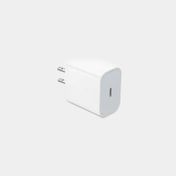 Cargador de carga rápida tipo C de 20 W, blanco
