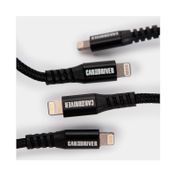 Cable USB a lightning trenzado x 4 unidades