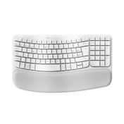 Teclado inalámbrico Logitech Wave, blanco