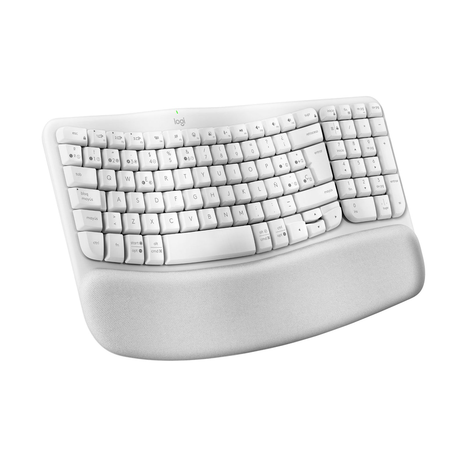 Teclado inalambrico logitech blanco sale