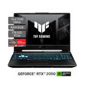 Portátil Asus TUF Gaming A15 FA506NF-HN025W,  15.6", AMD Ryzen 5, RAM 8 GB, 1TB, Windows 11, negro