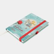 Libreta ejecutiva de 17 x 12 cm diseño El Principito "Rosa"